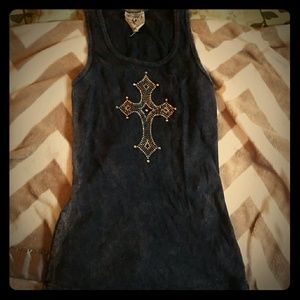 Embellished tank